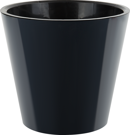 Кашпо Homwer London ø23 h20.8 см v5 л пластик серый