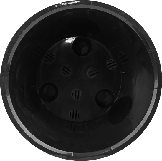 Кашпо Homwer London ø23 h20.8 см v5 л пластик серый