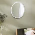Зеркало декоративное Inspire Nodal круглое D52 цвет белый