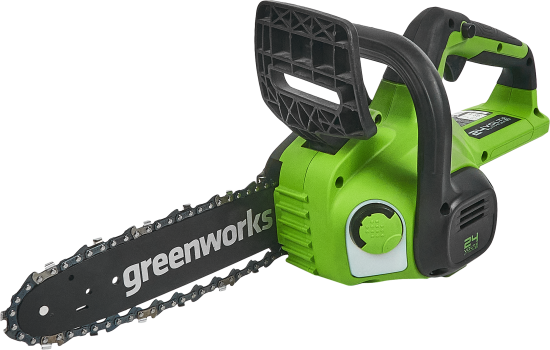 Аккумуляторная пила Greenworks 24 В шина 25 см АКБ и ЗУ в комплекте