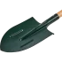 Лопата штыковая Geolia 116 см сталь с черенком