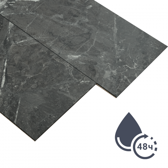 Ламинат «Гранит черный» водостойкость 48 часов 32 класс 4 фаски толщина 8 мм 2.368 м²