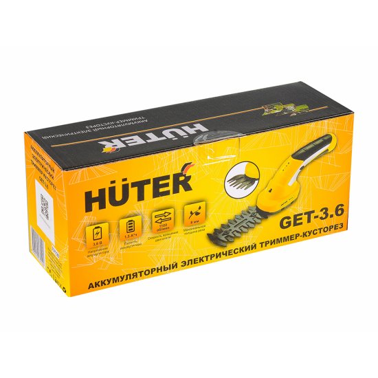 Ножницы аккумуляторные Huter Get GET-3,6 1 АКБ и ЗУ (70/1/28)