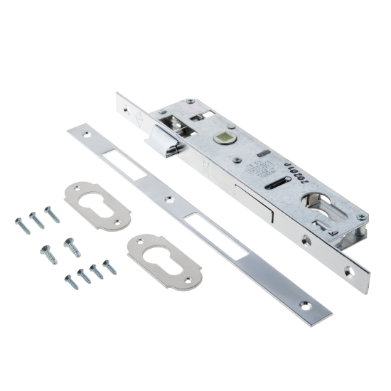 Замок врезной Kale 153P-85BS25-16CP-STB хром