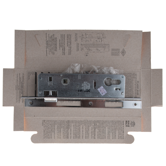 Замок врезной Kale 153P-85BS25-16CP-STB хром