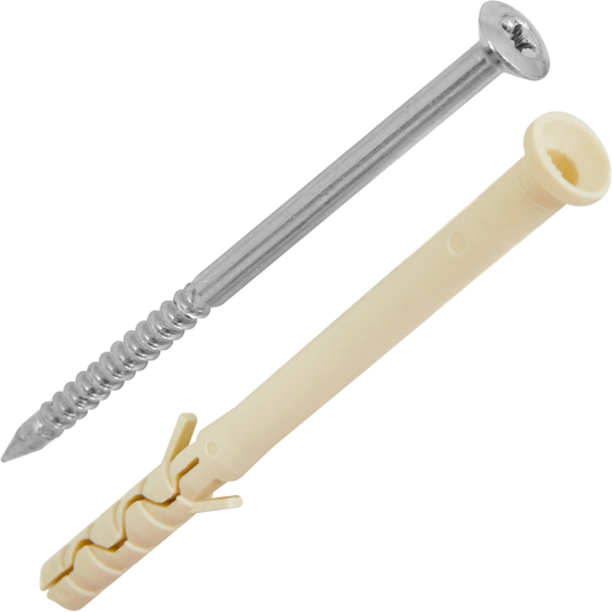 Дюбель-гвоздь потайной Sormat нейлон 8x120 мм 20 шт.