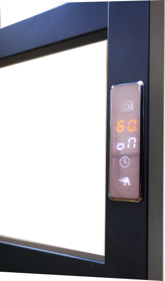 Полотенцесушитель электрический Арго Соренто гранд 400x600 мм 125 Вт с терморегулятором лесенка цвет черный