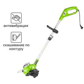 Триммер электрический Greenworks Deluxe 500Вт 30 см