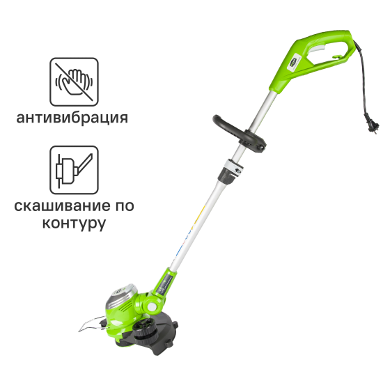 Триммер электрический Greenworks Deluxe 500Вт 30 см