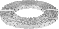 Перфорированная лента волна LV 12x0.5 25 м оцинкованная сталь цвет серый