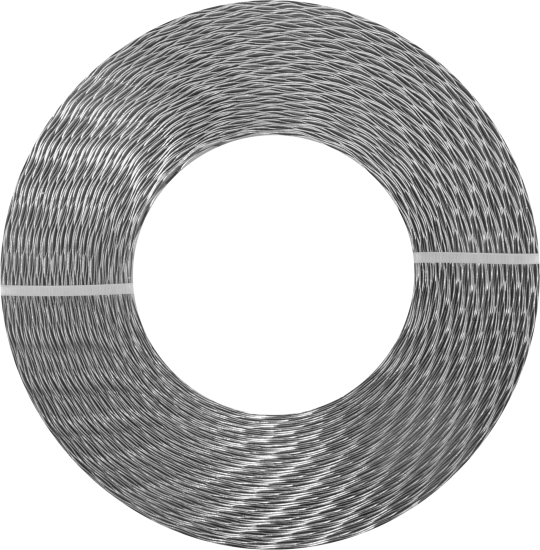Перфорированная лента волна LV 12x0.5 25 м оцинкованная сталь цвет серый