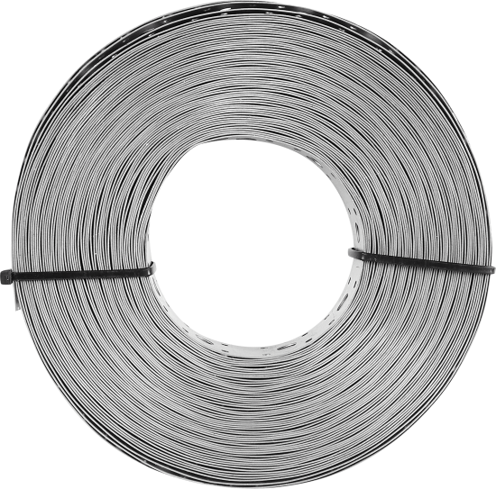 Перфорированная лента прямая LP 25x0.8 25 м оцинкованная сталь цвет серый
