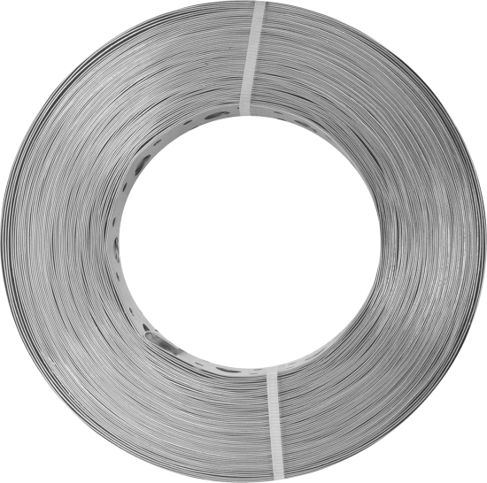 Перфорированная лента прямая LP 25x0.5 25 м оцинкованная сталь цвет серый