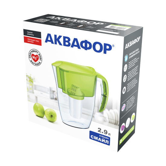 Фильтр-кувшин для очистки воды Аквафор Смайл P152A5F 2.9 л