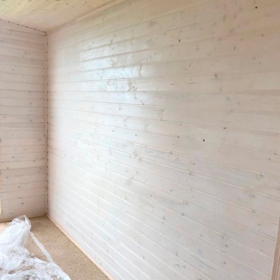 Эко-лазурь Husky Siberian полуматовая цвет белый 9 л