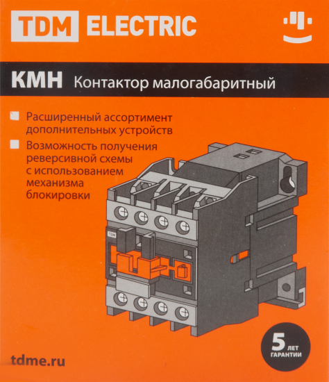 Контактор TDM Electric КМН-22511 25 А 230 В/АС3 1НЗ