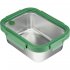 Стальной ланч-бокс Smart Solutions SFE-SS-LB-ST-GLS-GRN-1.2