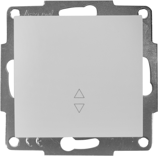 Выключатель проходной Lezard Vesna цвет белый