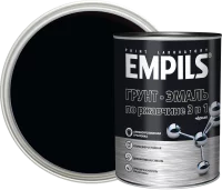 Грунт-эмаль по ржавчине 3в1 Empils PL гладкая цвет черный 0.9 кг