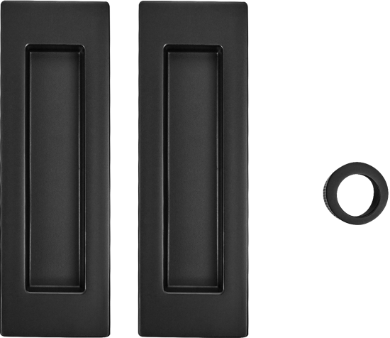 Ручка для раздвижной двери Armadillo SH010 Urb черная 2 шт