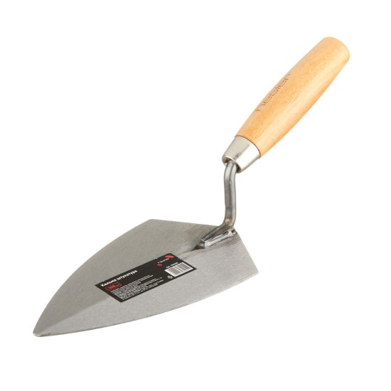 Кельма штукатура Hesler/Wenzo 200 мм с деревянной ручкой