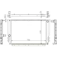 Радиатор охлаждения для а/м Газель Некст дв. EVOtech WONDERFUL А21R23.1301010-20 ТМ