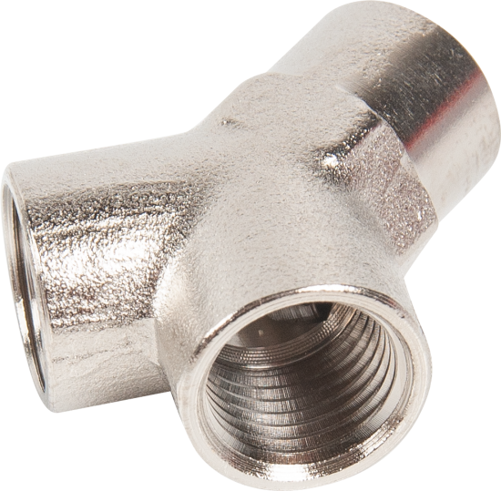 Тройник для компрессора Elitech Y - 1/4 FFF