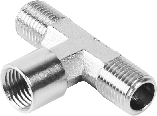 Тройник для компрессора Elitech 0704.026900 T - 1/4 MFF