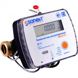 Счетчик SANEXT Mono CU Ду 15 мм 0,6 м3/ч подающий трубопровод RS-485