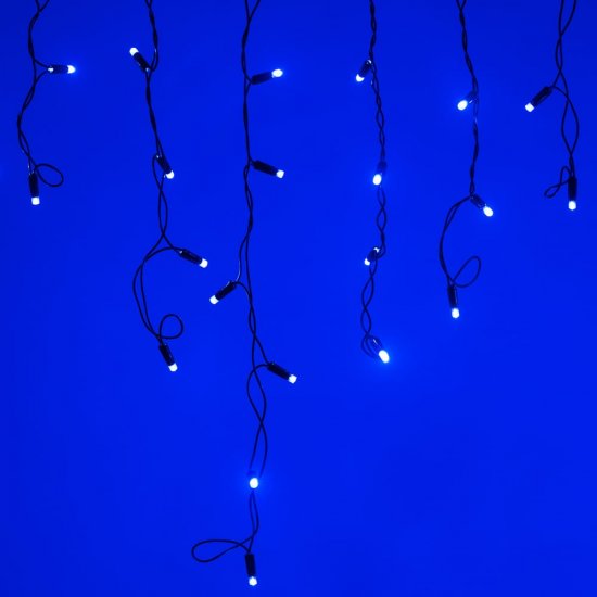 Светодиодная гирлянда Ardecoled ARD-EDGE-CLASSIC-2400x600-BLACK-88LED-FLASH BLUE