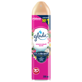 Освежитель воздуха аэрозольный Glade Кокосовый Бали 300 мл