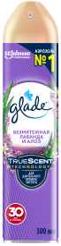 Освежитель воздуха аэрозольный Glade Безмятежная лаванда 300 мл