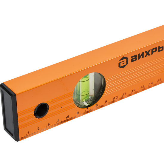 Уровень пузырьковый Вихрь 73/11/4/3 усиленный 3 глазка 800 мм