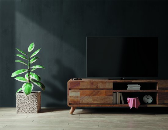 Стеновая панель ПВХ Fineber Лофт темный 2700x250x8 мм 0.675 м²