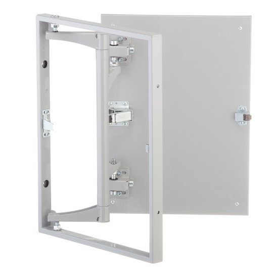 Люк ревизионный под плитку Хаммер Стил стальной 300х400 мм скрытый