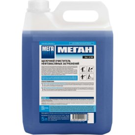 Щелочное чистящее средство для удаления нефтемаслянных загрязнений Мега А 160