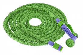 Шланг растягивающийся с пистолетом ø6 мм 15 м 7 режимов зеленый