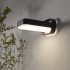 Светильник настенный светодиодный уличный на солнечных батареях Inspire «Waiki» IP44 с датчиком освещенности цвет серый
