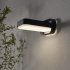 Светильник настенный светодиодный уличный на солнечных батареях Inspire «Waiki» IP44 с датчиком освещенности цвет серый