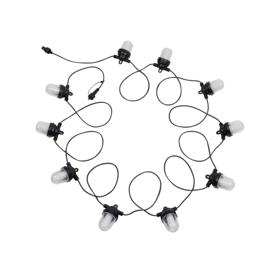 Гирлянда светодиодная уличная Inspire «Breezy» IP44 цвет черный