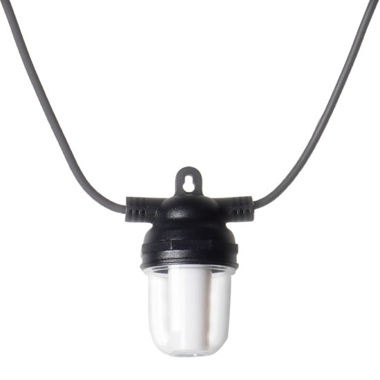 Гирлянда светодиодная уличная Inspire «Breezy» IP44 цвет черный