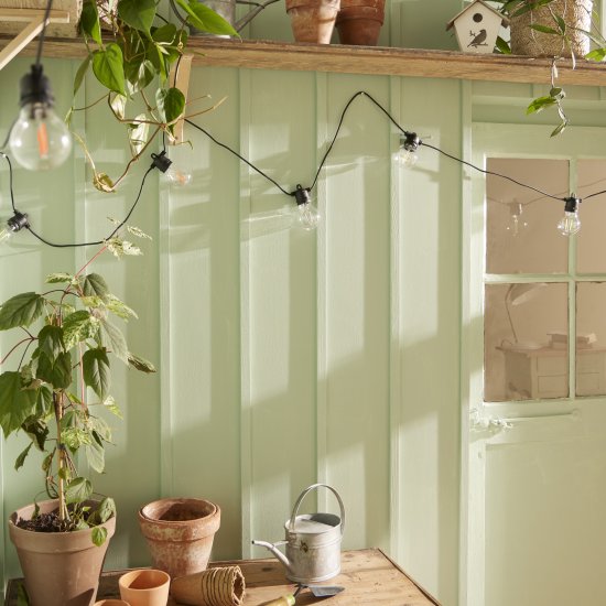 Гирлянда светодиодная уличная Inspire Minta IP44 цвет черный