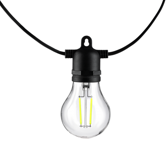 Гирлянда светодиодная уличная Inspire Minta IP44 цвет черный