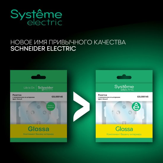 Розетка компьютерная встраиваемая Systeme Electric Glossa RJ45 цвет молочный