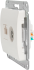 Розетка компьютерная встраиваемая Systeme Electric Glossa RJ45 цвет молочный