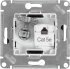Розетка компьютерная встраиваемая Systeme Electric Glossa RJ45 цвет графитовый