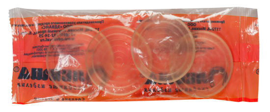 Подставки для стиральных машин 5 мм, диаметр 60 мм, круглые, ПВХ прозрачный 4 шт.