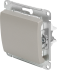 Выключатель встраиваемый Systeme Electric Glossa СХ1 1 клавиша цвет платиновый