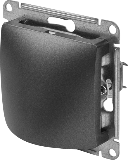 Вывод кабеля Systeme Electric Glossa GSL001399 70.8 мм цвет графит