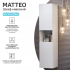 Пенал для ванной Vigo Matteo 151x35 см цвет белый
